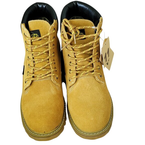 Old Mill Genuine Suede Leather Work Boots Men's Size 11 New in Box - Picture 3 of 9